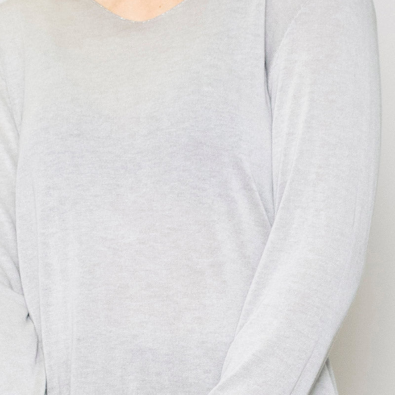 Lori Grey V Neck Jumper