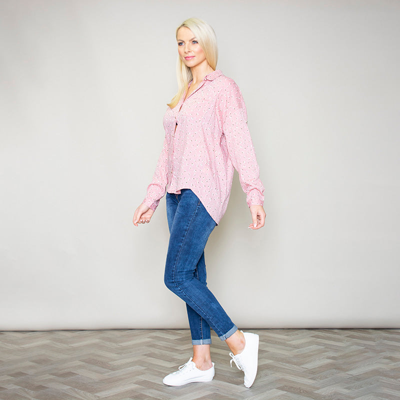 Penny Floral Shirt (Pink)
