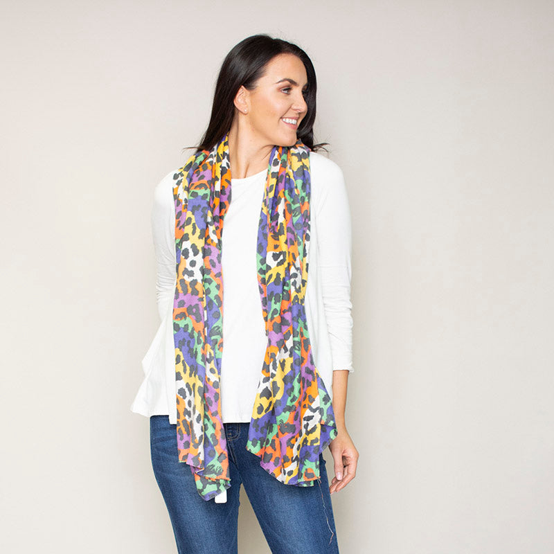 Luna Leopard Scarf (Multi)