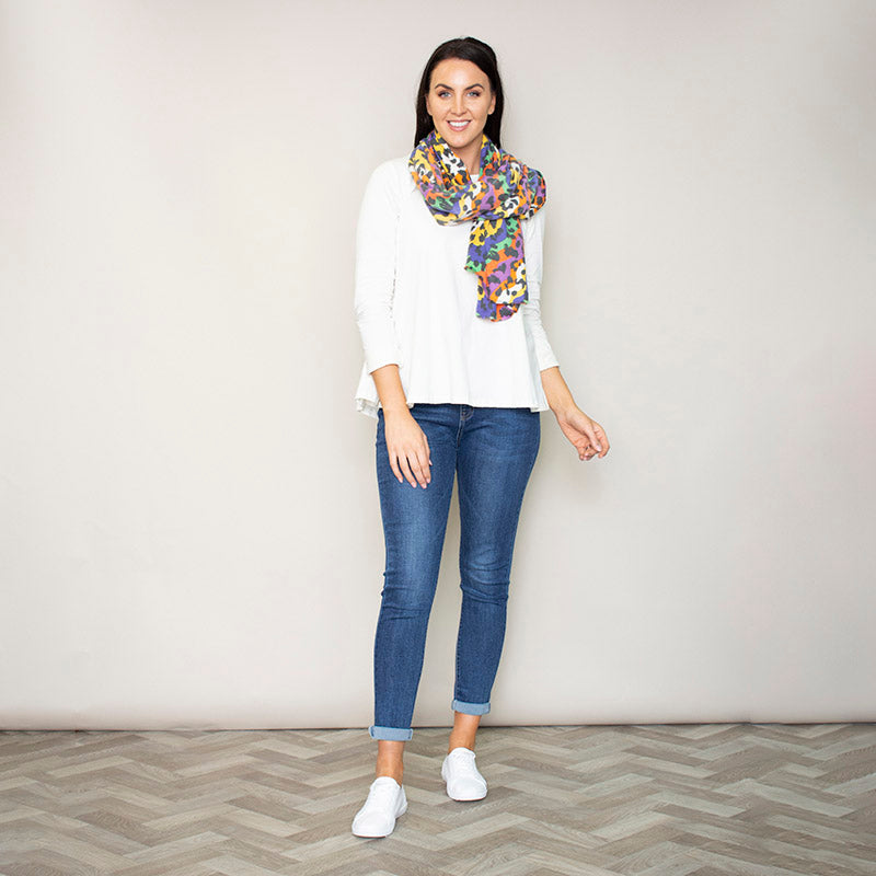Luna Leopard Scarf (Multi)