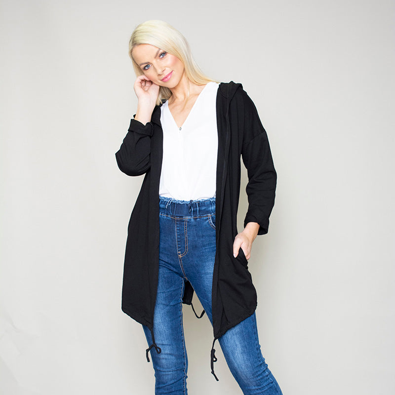 Pippa Parka Hoody (Black)