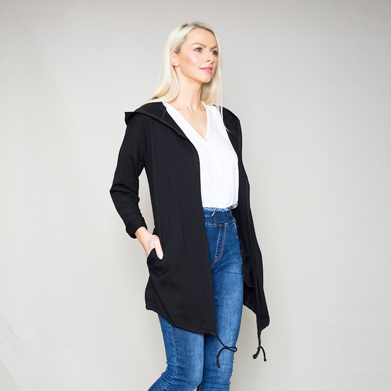 Pippa Parka Hoody (Black)