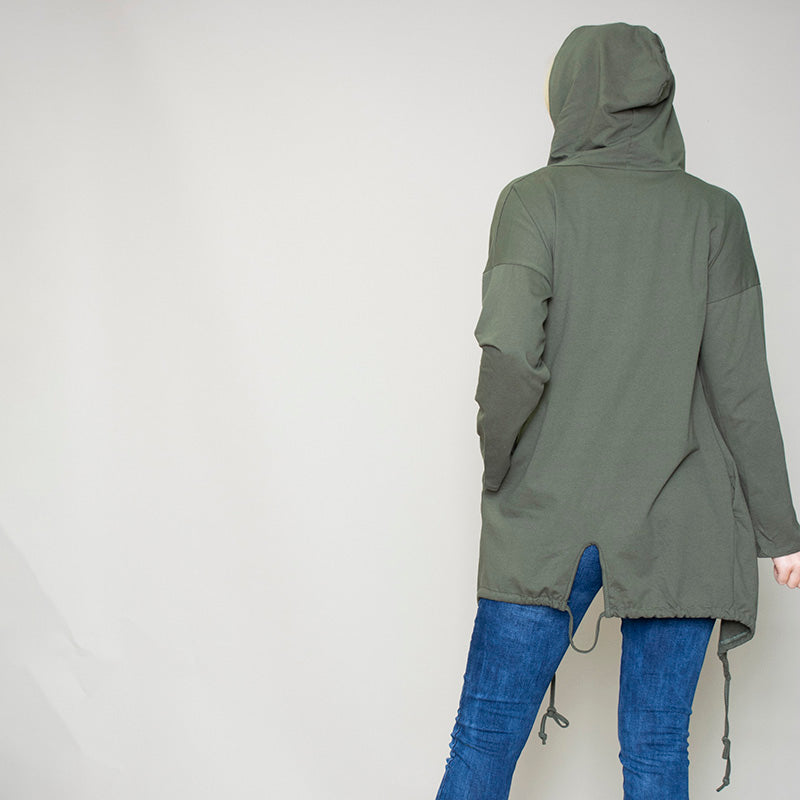 Pippa Parka Hoody (Khaki)