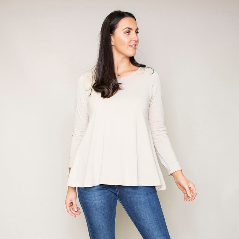 Sonia Swing Round Neck Top (Hazel)