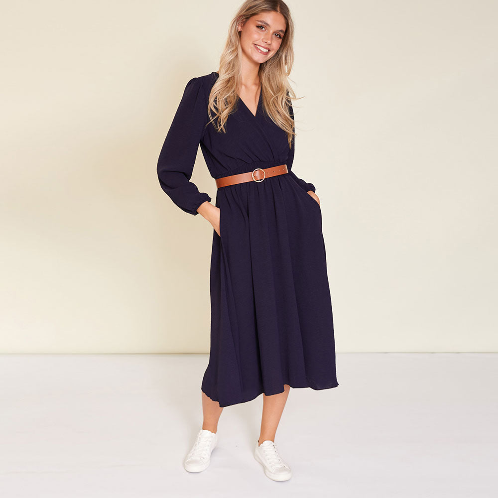 Carrie Dress (Navy)