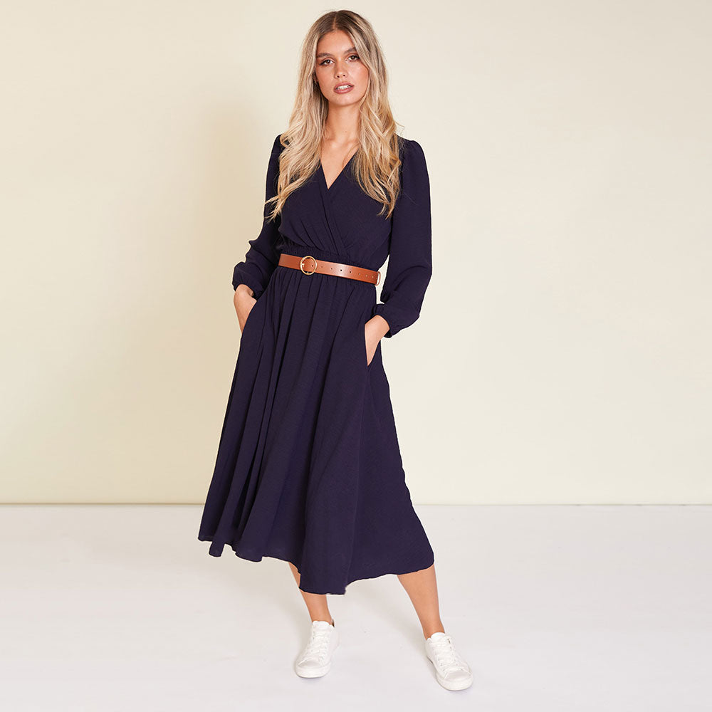 Carrie Dress (Navy)