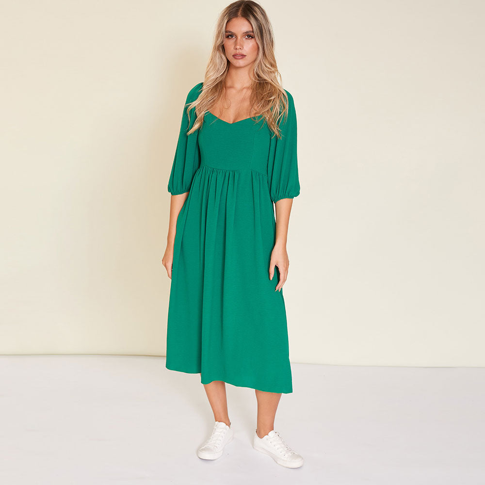 Kadie Dress (Forest Green)
