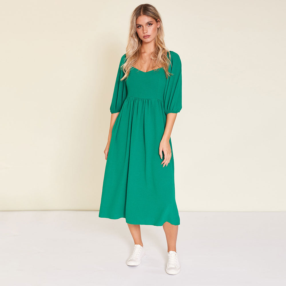 Kadie Dress (Forest Green)