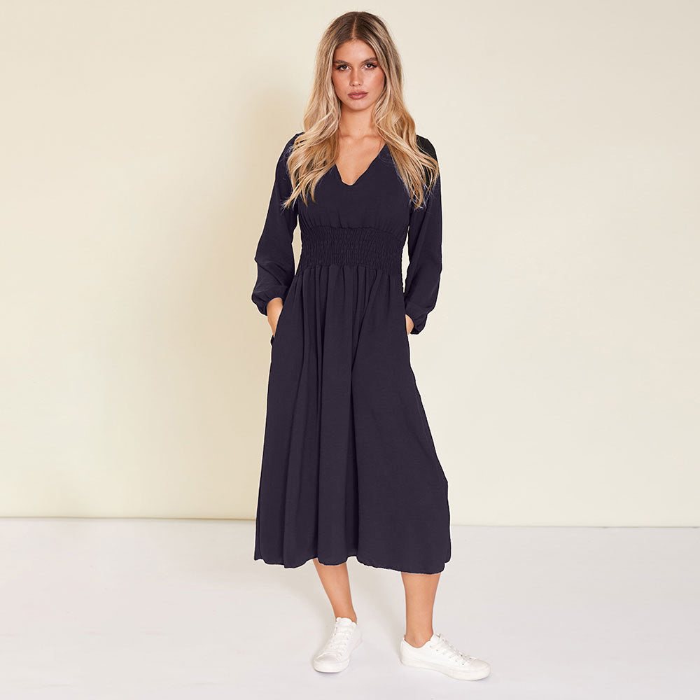 Sasha Dress (Navy)