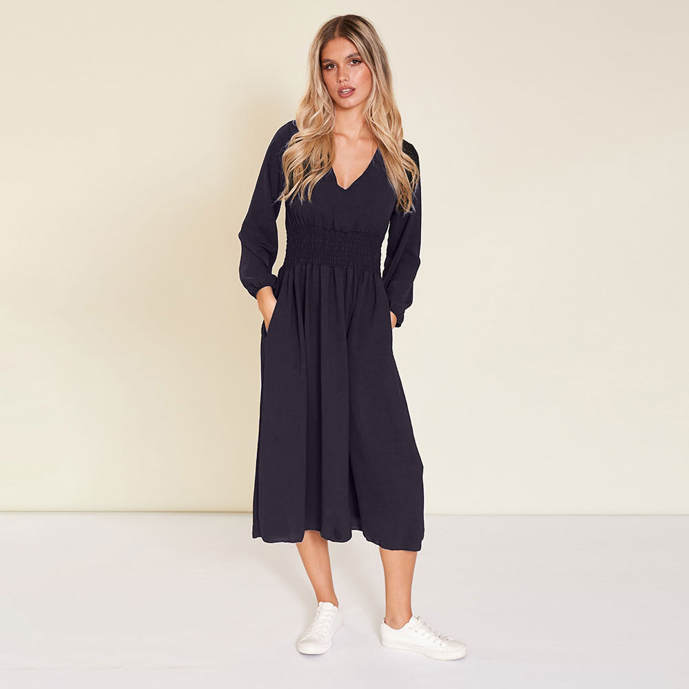 Sasha Dress (Navy)