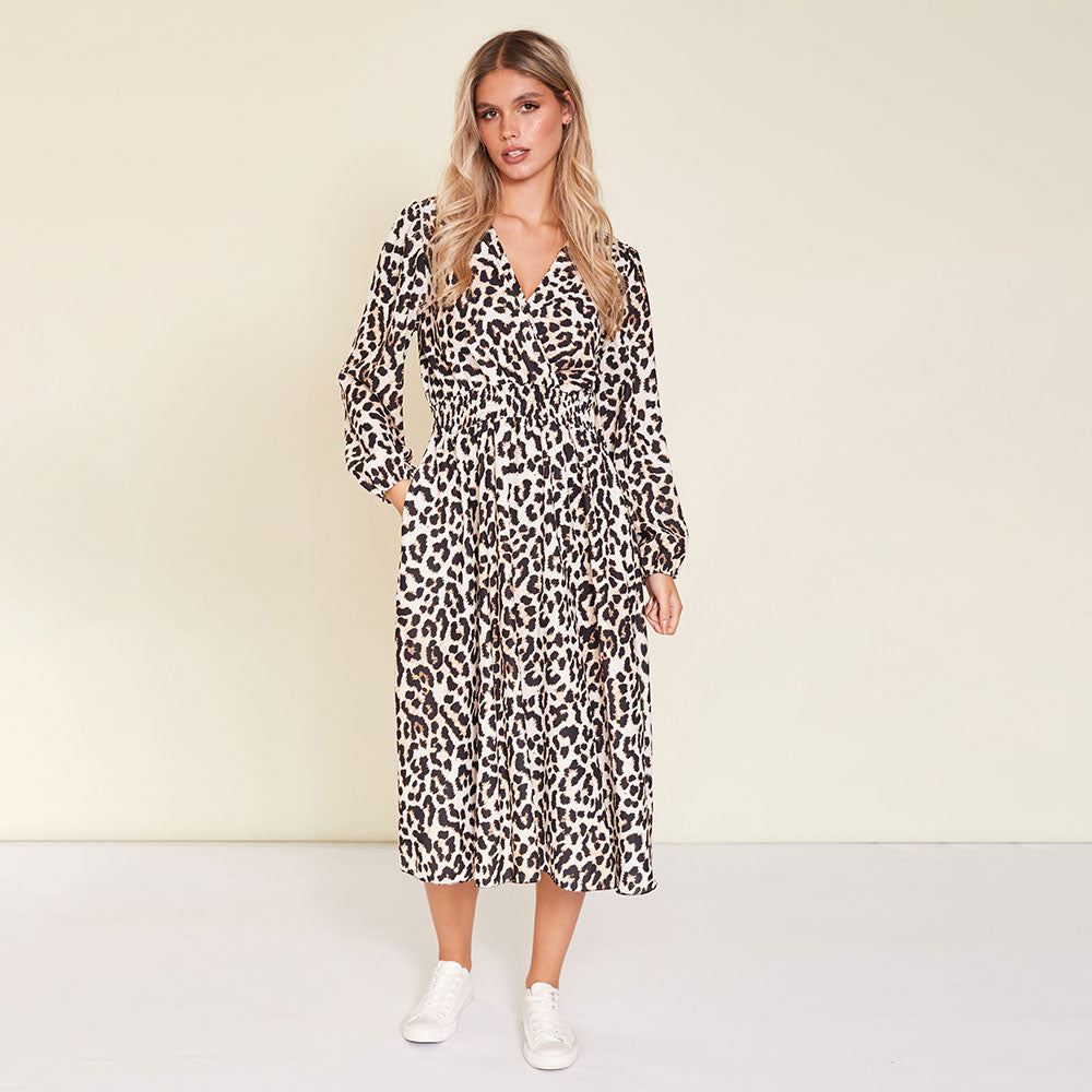 Caitlin Dress (Leopard)
