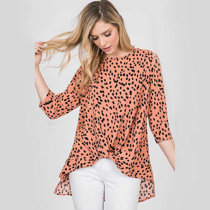 Annie Animal Print Blouse - The Casual Company