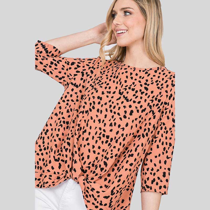 Annie Animal Print Blouse - The Casual Company