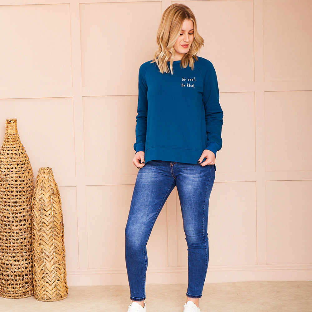Sienna Jumper (Petrol Blue)