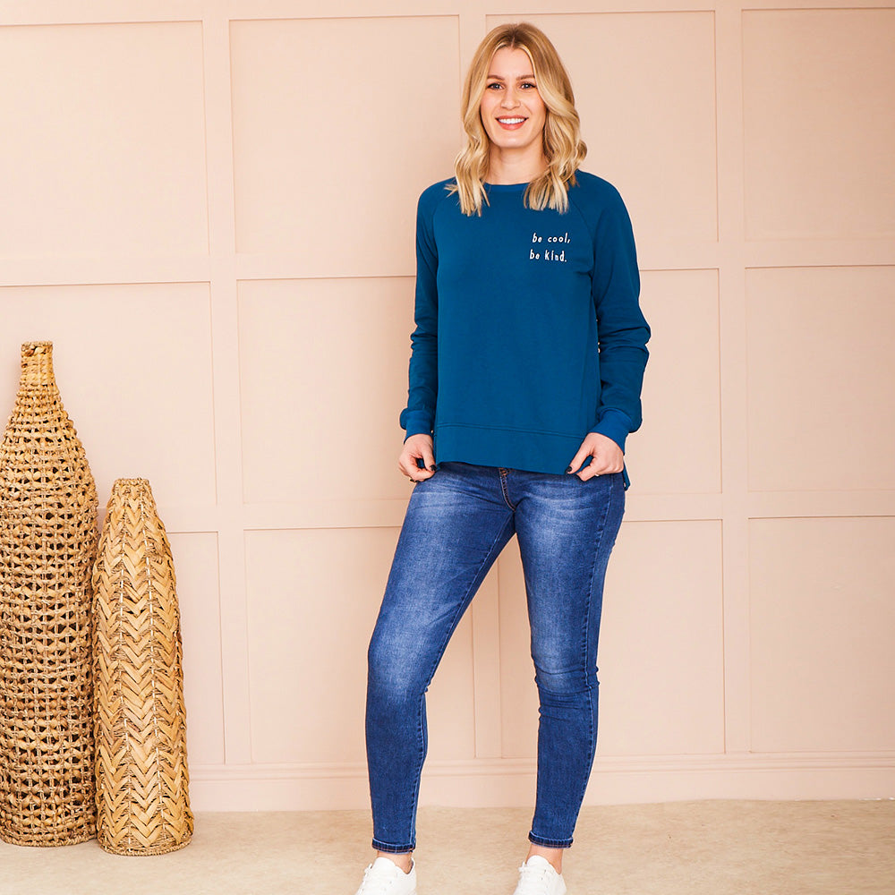 Sienna Jumper (Petrol Blue)