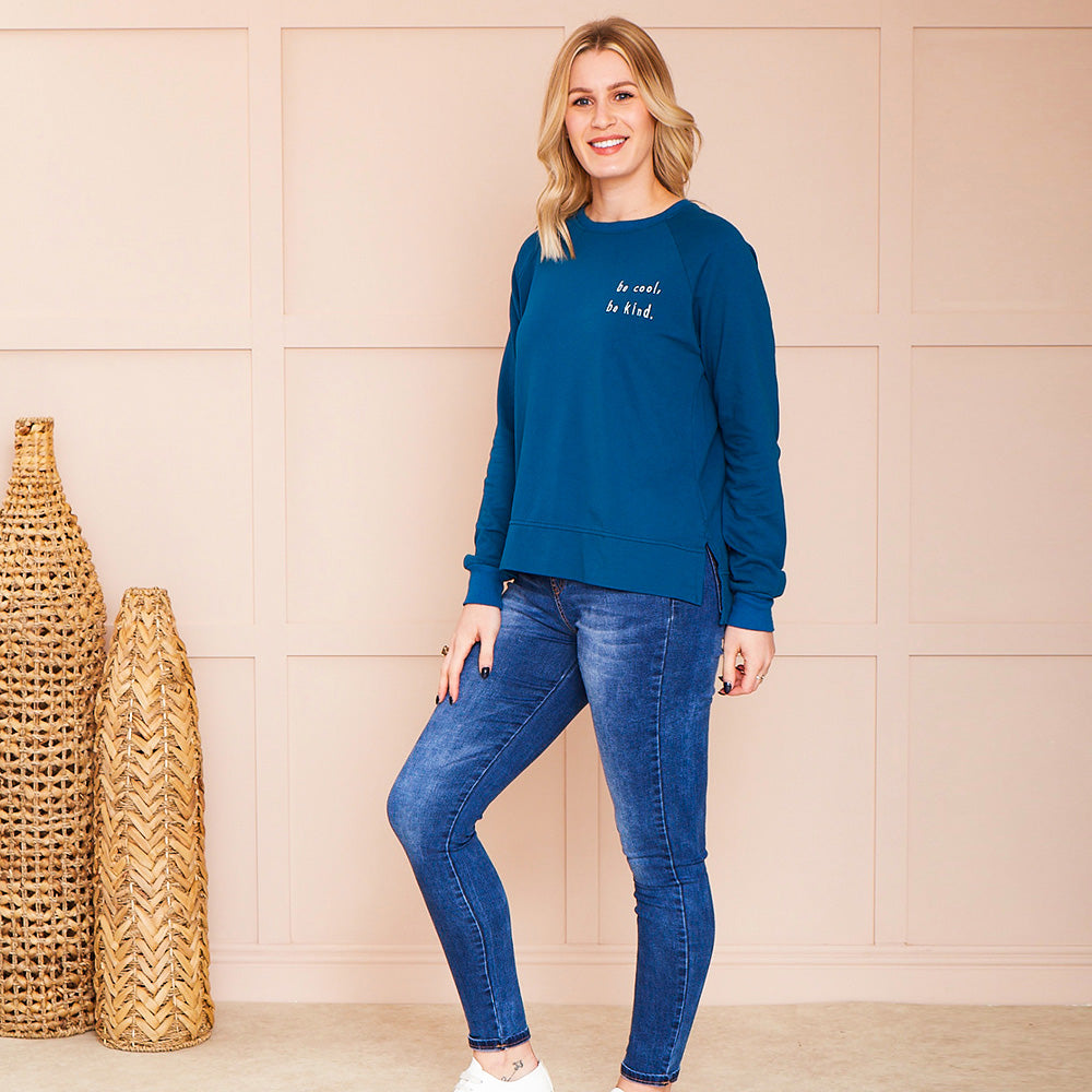 Sienna Jumper (Petrol Blue)