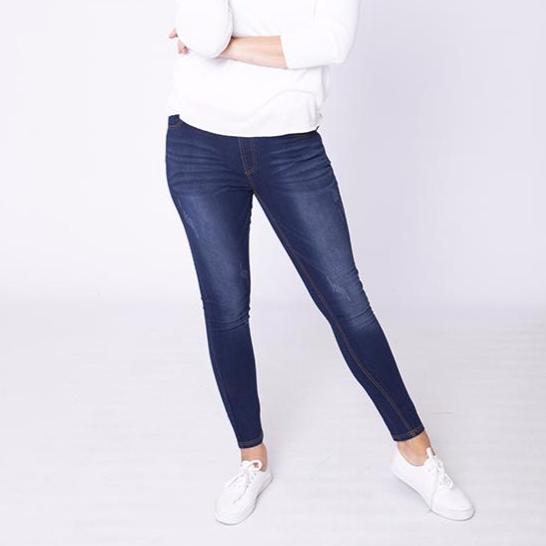 Helen High Waisted Jegging Dark Denim