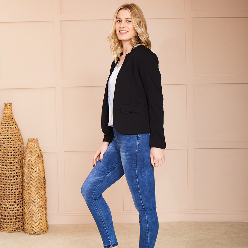 Reese Stretch Blazer (Black)