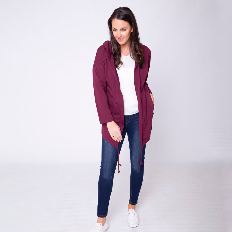 Pippa Parka Hoody Burgundy