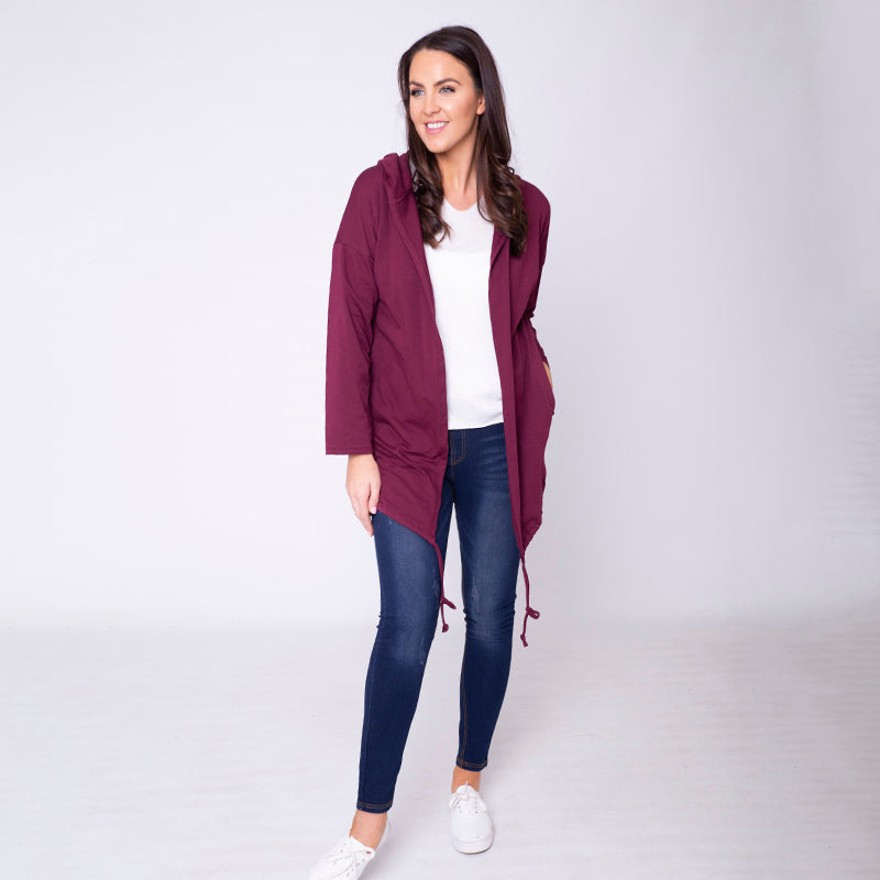 Pippa Parka Hoody Burgundy