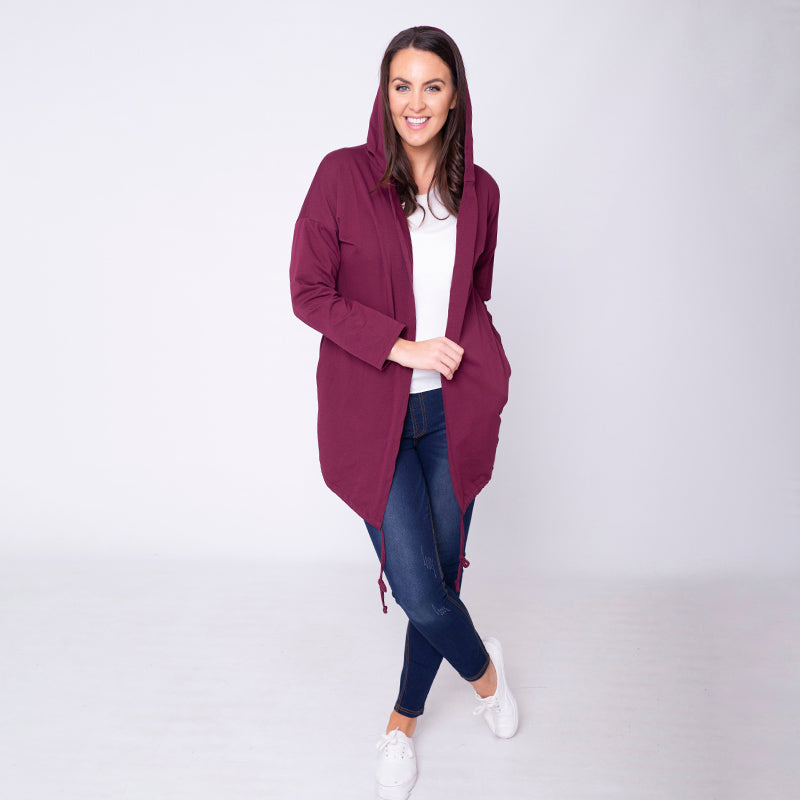Pippa Parka Hoody Burgundy