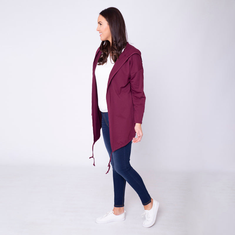 Pippa Parka Hoody Burgundy
