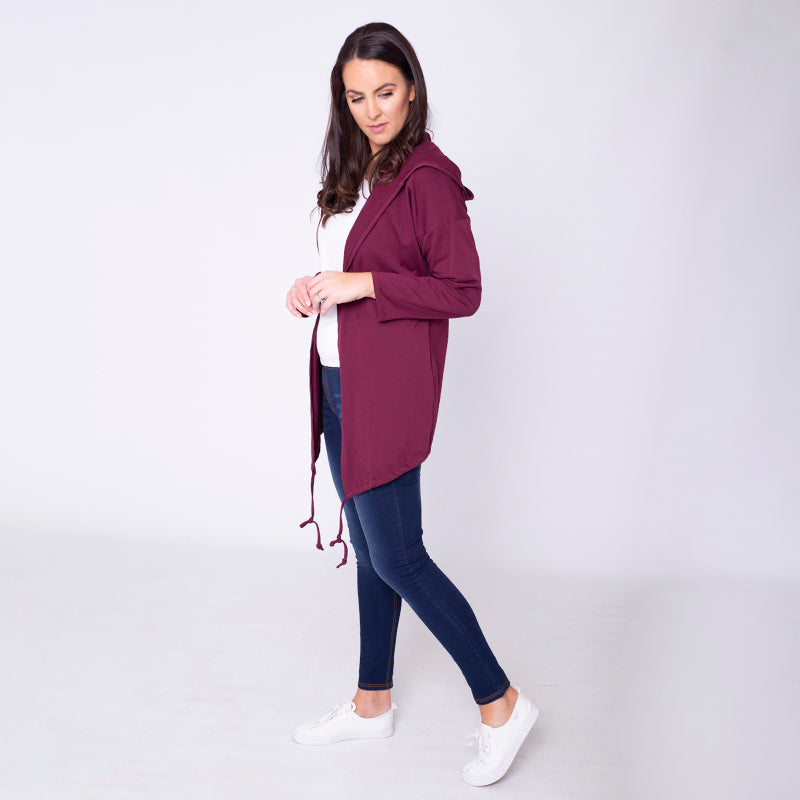 Pippa Parka Hoody Burgundy