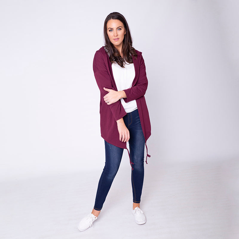 Pippa Parka Hoody Burgundy