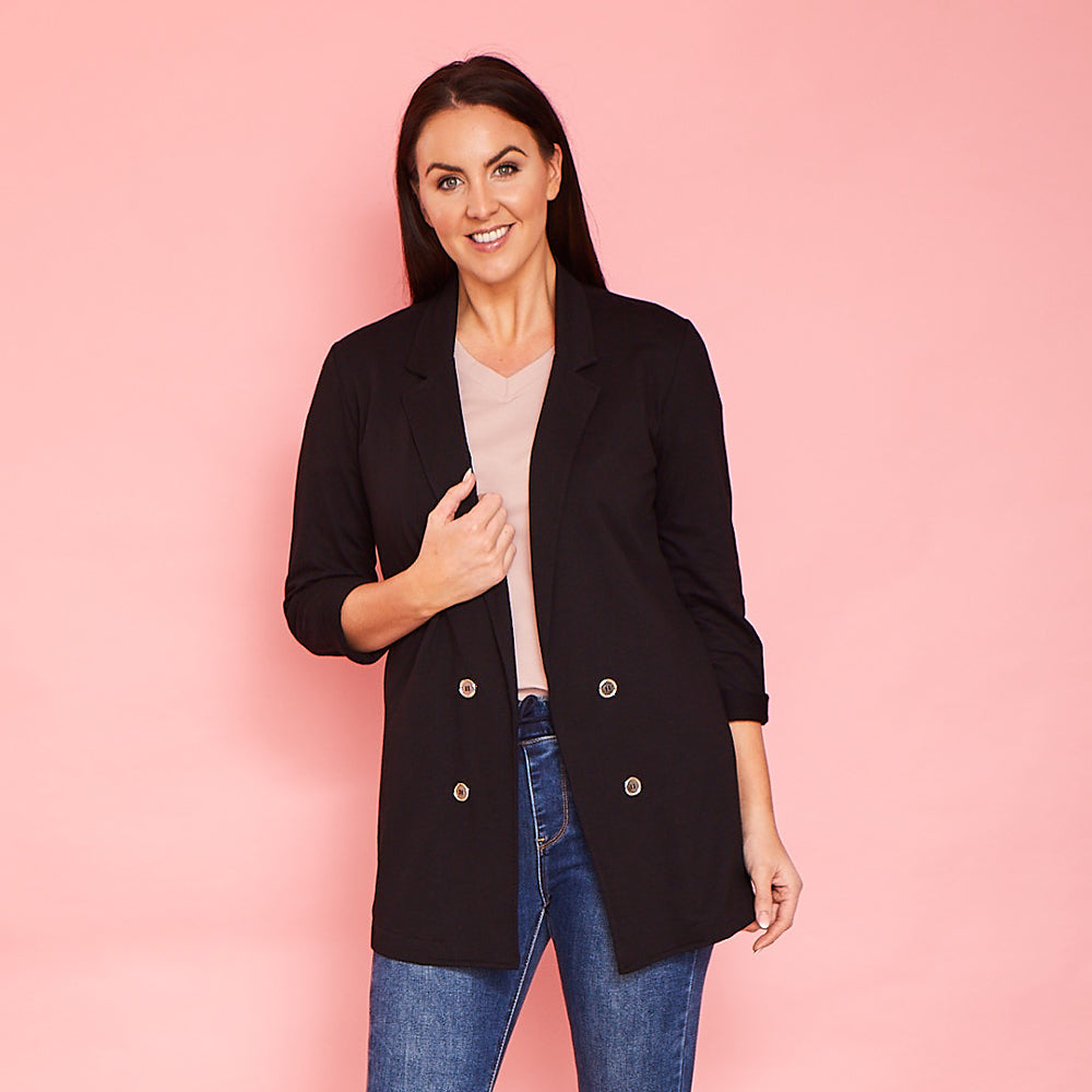 Kyla Stretch Blazer (Black)