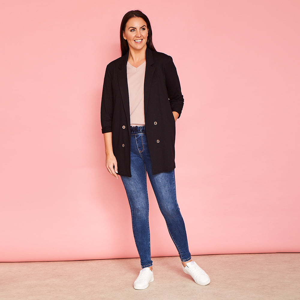 Kyla Stretch Blazer (Black)