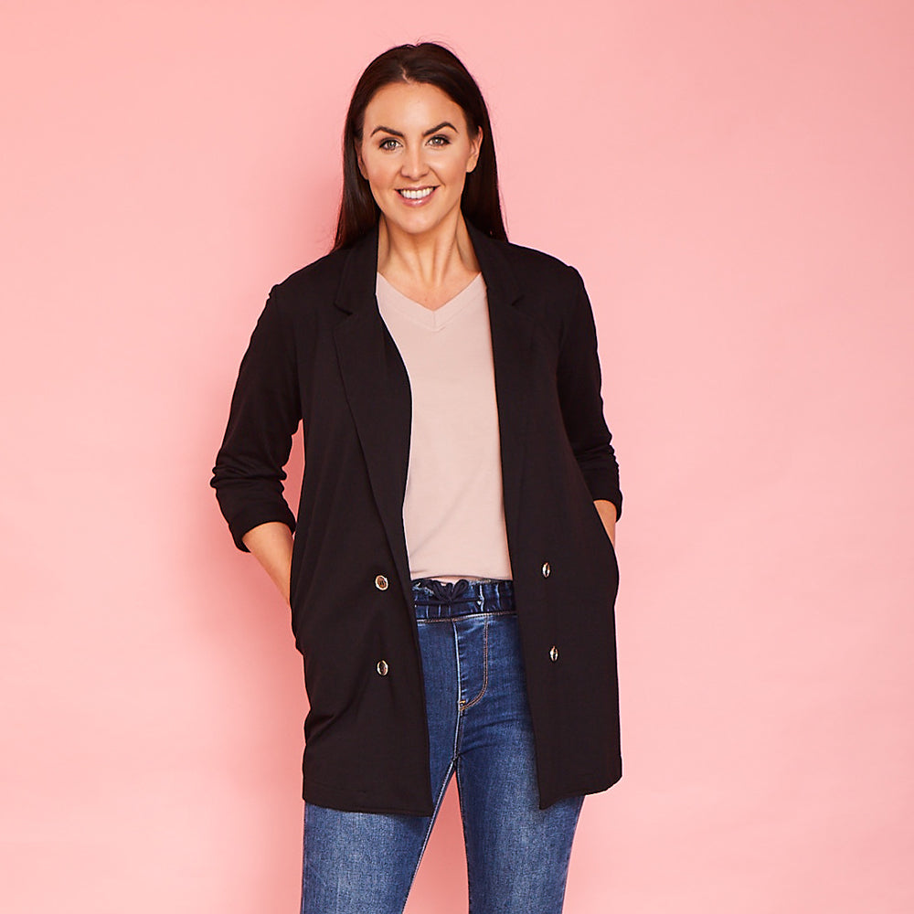 Kyla Stretch Blazer (Black)