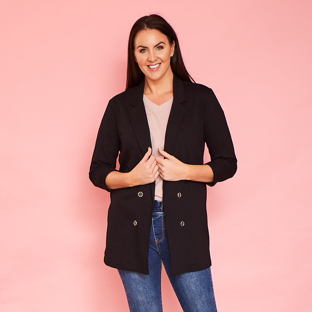 Kyla Stretch Blazer (Black)