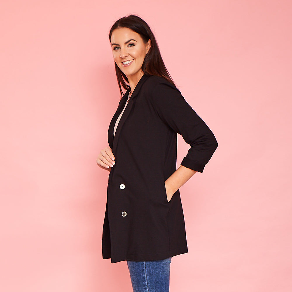 Kyla Stretch Blazer (Black)