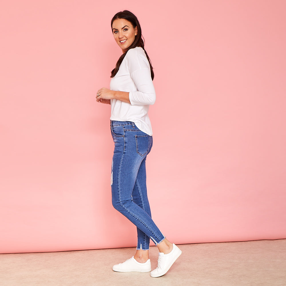 Leona Jeans (Vintage Blue)