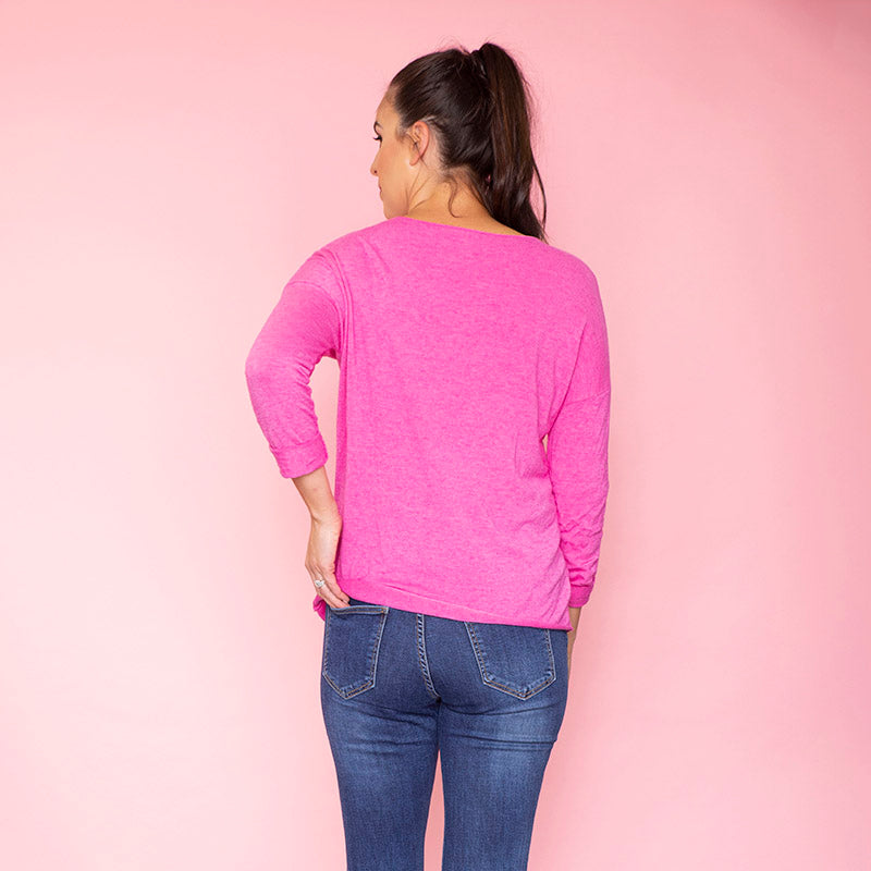 Primrose Jumper (Fucsia Pink)