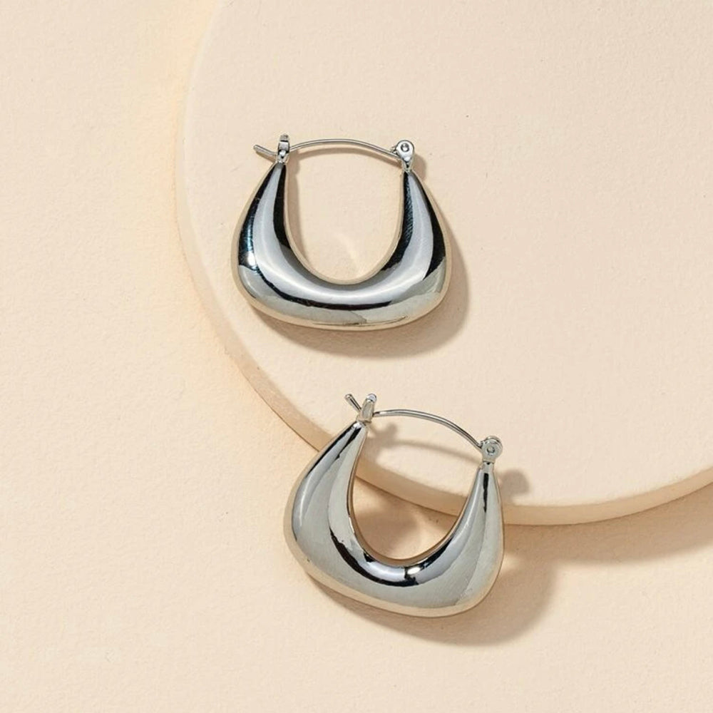 Sarina Hoop Earrings (Silver)