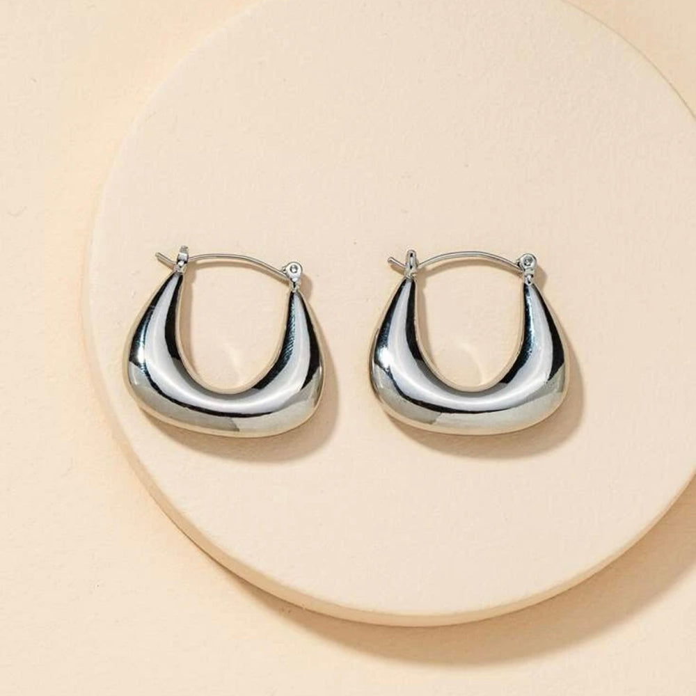 Sarina Hoop Earrings (Silver)