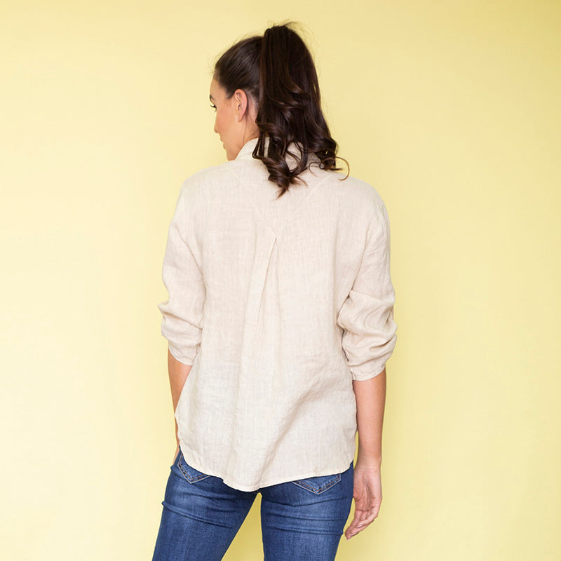 Carrie Cotton Shirt (Cream)