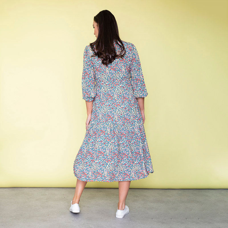 Lola Floral Dress (Sage)