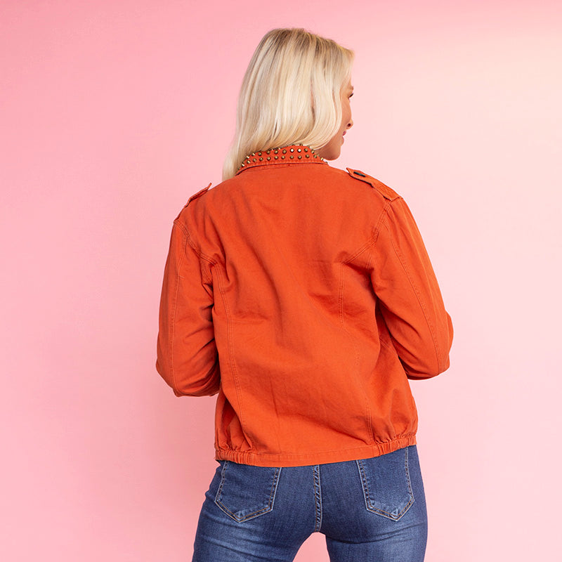 Natalia Jacket (Burnt Orange) - The Casual Company