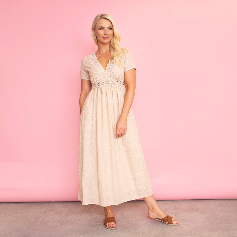 Tilly Dress (Beige)
