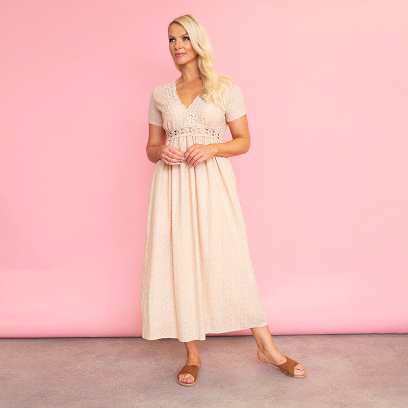 Tilly Dress (Beige)
