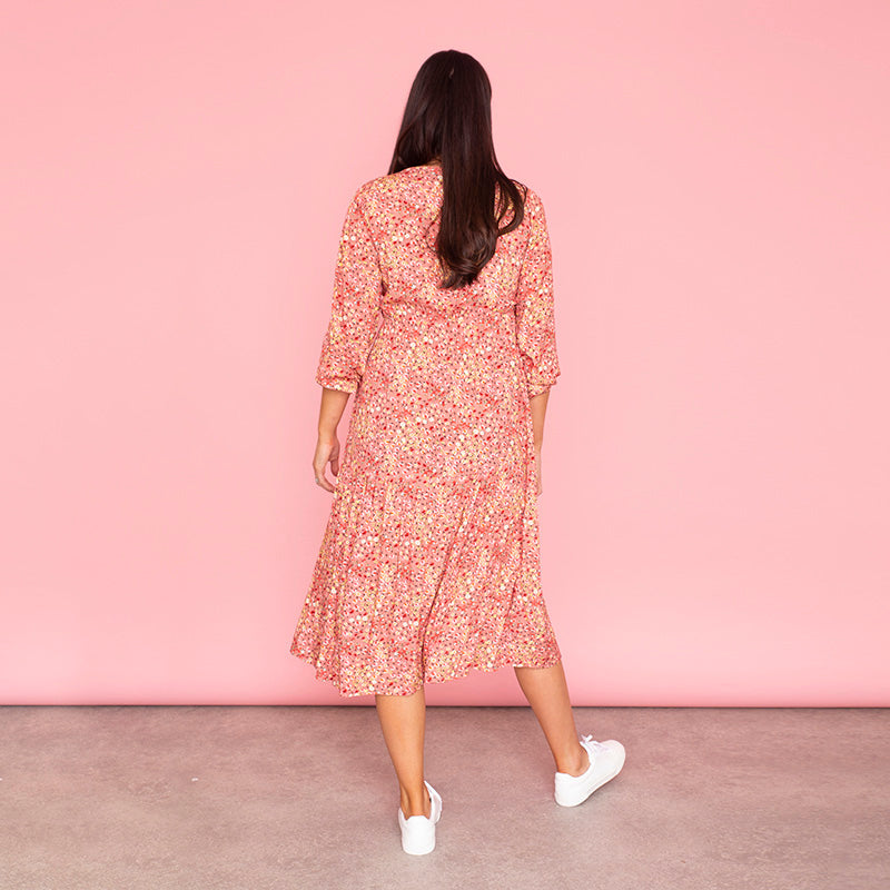 Lola Floral Dress (Rose)