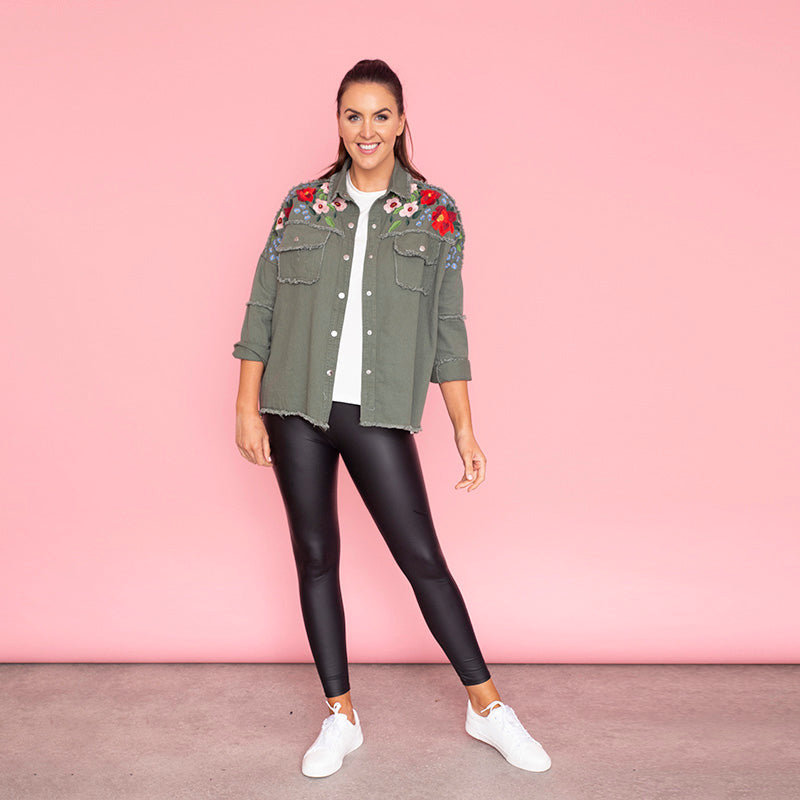 Lexie Shirt (Khaki)