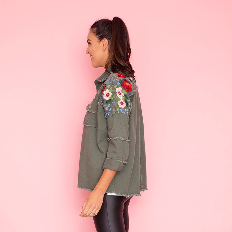 Lexie Shirt (Khaki)