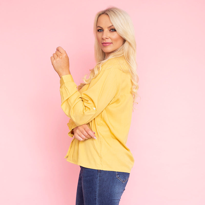 Elenor Pocket Shirt (Mustard)
