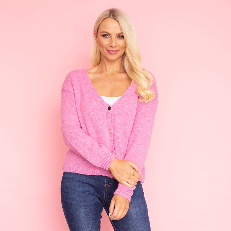 Sasha Cardigan (Fuschia)