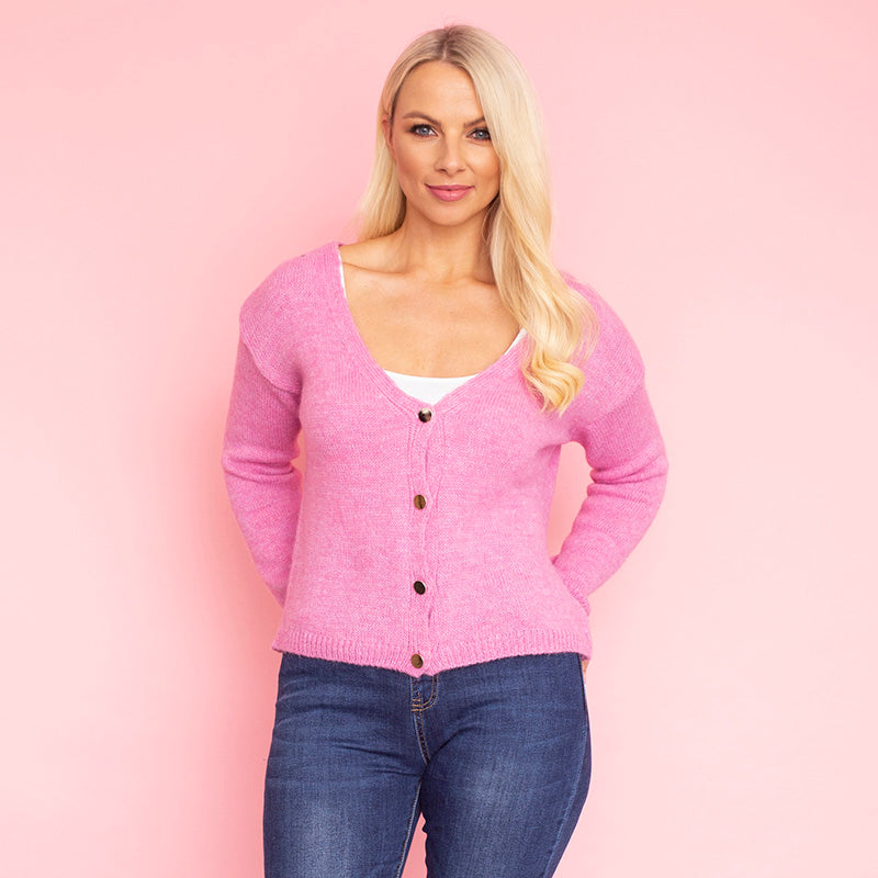 Sasha Cardigan (Fuschia)