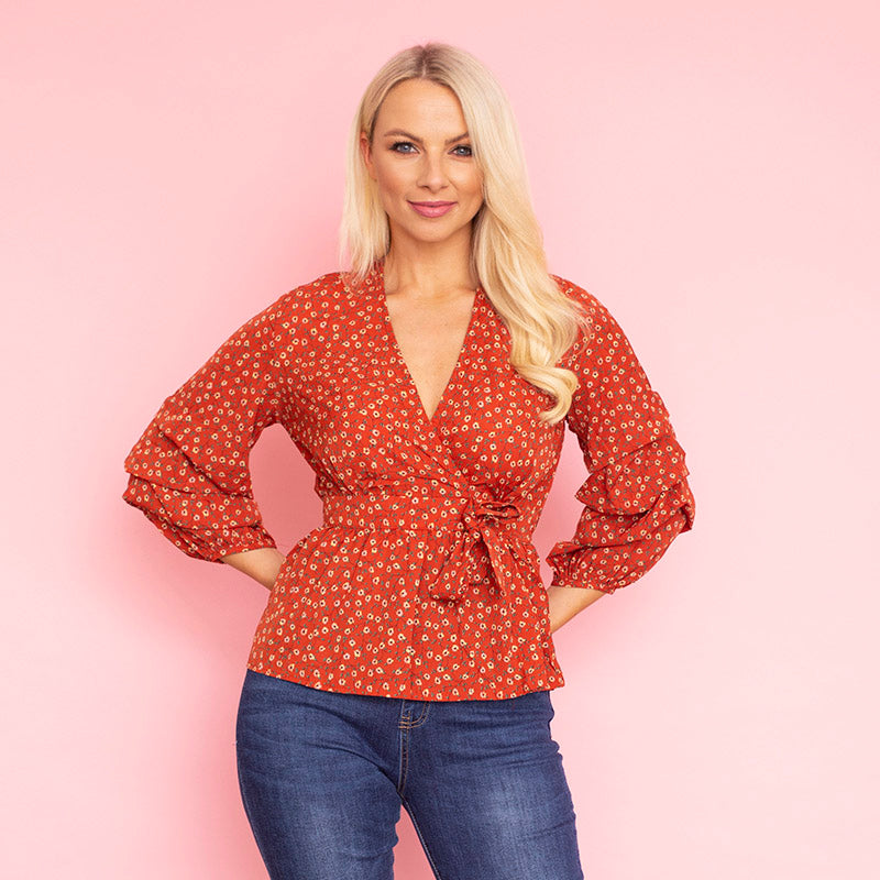 Arlom Top (Apricot) - The Casual Company