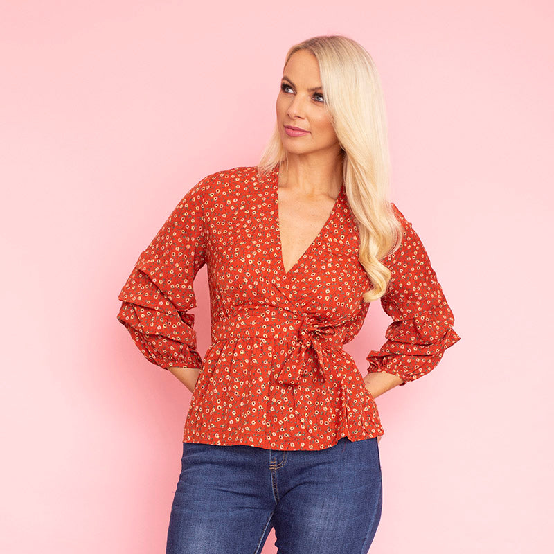 Arlom Top (Apricot) - The Casual Company